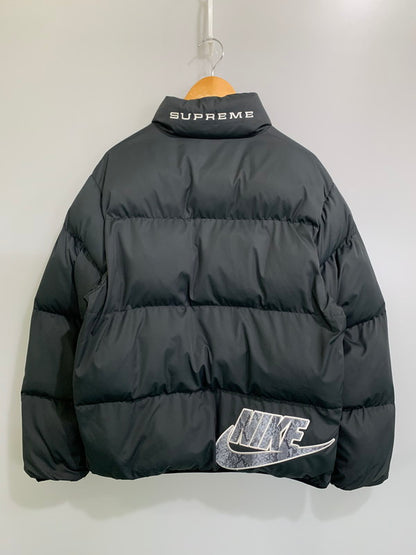 【中古品】【メンズ】 Supreme シュプリーム × NIKE ナイキ 別注 コラボ 21SS REVERSIBLE PUFFY JACKET DB0494-010 リバーシブルパフィージャケット アウター 149-260330-SH-16-min サイズ：M カラー：ブラック 万代Net店