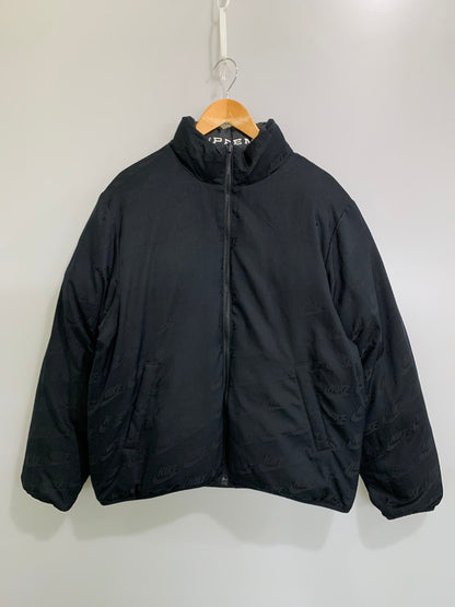 【中古品】【メンズ】 Supreme シュプリーム × NIKE ナイキ 別注 コラボ 21SS REVERSIBLE PUFFY JACKET DB0494-010 リバーシブルパフィージャケット アウター 149-260330-SH-16-min サイズ：M カラー：ブラック 万代Net店