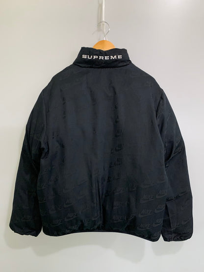【中古品】【メンズ】 Supreme シュプリーム × NIKE ナイキ 別注 コラボ 21SS REVERSIBLE PUFFY JACKET DB0494-010 リバーシブルパフィージャケット アウター 149-260330-SH-16-min サイズ：M カラー：ブラック 万代Net店