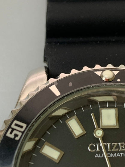 【中古品】【メンズ】 CITIZEN シチズン 4-820789Y チャレンジダイバー 150M 1978年製 自動巻腕時計 197-260331-zi-14-min カラー：ブラック/シルバー 万代Net店