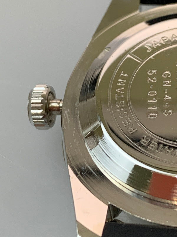 【中古品】【メンズ】 CITIZEN シチズン 4-820789Y チャレンジダイバー 150M 1978年製 自動巻腕時計 197-260331-zi-14-min カラー：ブラック/シルバー 万代Net店