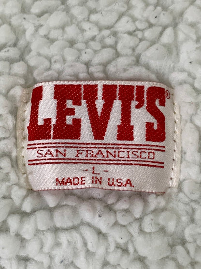 【中古品】【メンズ】 Levi's リーバイス DENIM BOA JACKET 70609-0214 デニムボアジャケット アウター 146-260330-SH-11-min サイズ：L カラー：インディゴ 万代Net店