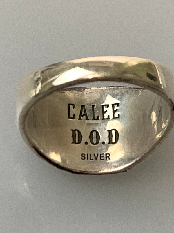 【中古品】【メンズ/レディース】 CALEE キャリー ×D.O.D MEXICAN TASTE JAPANESE FUKU RING リング 指輪 192-260331-zi-13-min カラー：シルバー 11号 万代Net店