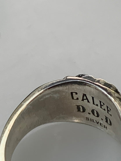 【中古品】【メンズ/レディース】 CALEE キャリー ×D.O.D MEXICAN TASTE JAPANESE FUKU RING リング 指輪 192-260331-zi-13-min カラー：シルバー 11号 万代Net店