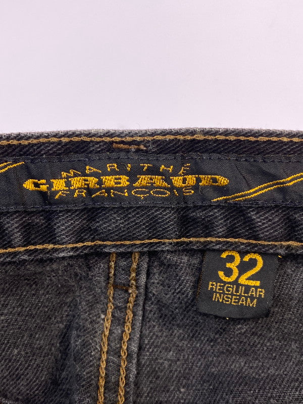 【中古品】【メンズ】 MARITHE FRANCOIS GIRBAUD マリテフランソワジルボー BLACK DENIM PANT デニムパンツ 157-260331-zi-50-min サイズ：32 カラー：ブラック 万代Net店