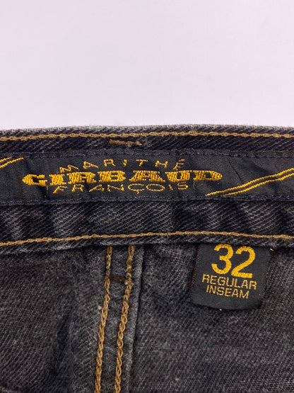 【中古品】【メンズ】 MARITHE FRANCOIS GIRBAUD マリテフランソワジルボー BLACK DENIM PANT デニムパンツ 157-260331-zi-50-min サイズ：32 カラー：ブラック 万代Net店