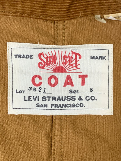 【中古品】【メンズ】 LEVI’S リーバイス VINTAGE CLOSING SUNSET COAT ヴィンテージ クロージング ンセットコート メンズ コーデュロイ アウター 145-260704-hu-04-min サイズ：S カラー：ブラウン系 万代Net店