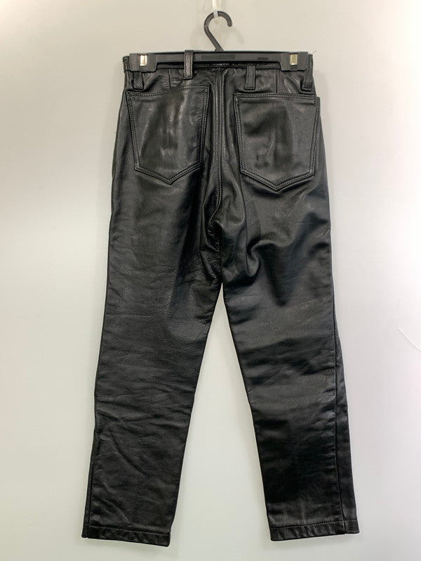 【現状渡し品】【メンズ】 TAUBERS タウバーズ LEATHER PANTS レザーパンツ ボトムス 157-260331-zi-28-min サイズ：不明 カラー：ブラック 万代Net店