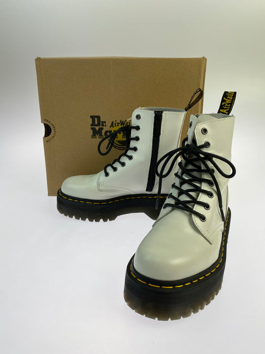 【中古品】【レディース】 Dr.Martens ドクターマーチン 15265100 QUAD RETRO JADON WHITE POLISHED SMOOTH 靴 164-260402-zi-18-min サイズ：US5 カラー：ホワイト 万代Net店
