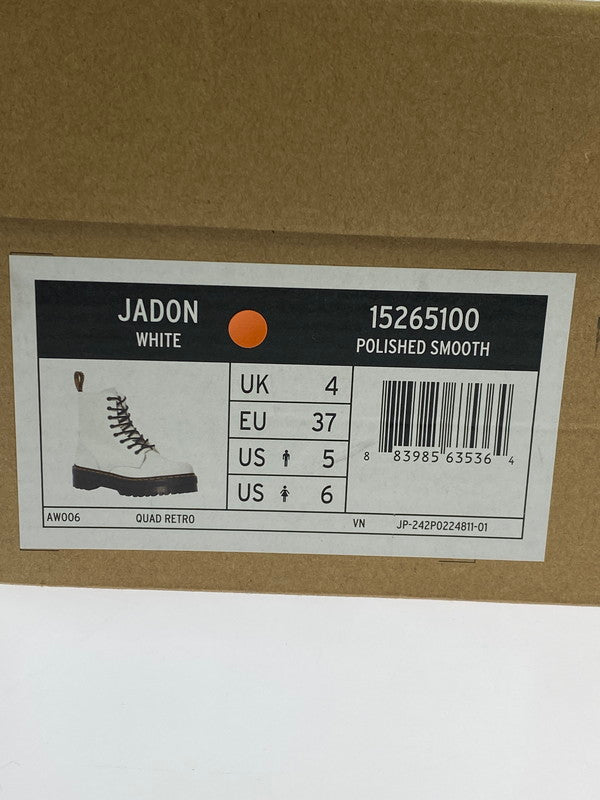 【中古品】【レディース】 Dr.Martens ドクターマーチン 15265100 QUAD RETRO JADON WHITE POLISHED SMOOTH 靴 164-260402-zi-18-min サイズ：US5 カラー：ホワイト 万代Net店