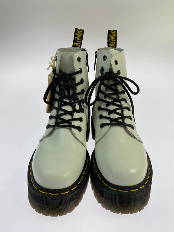 【中古品】【レディース】 Dr.Martens ドクターマーチン 15265100 QUAD RETRO JADON WHITE POLISHED SMOOTH 靴 164-260402-zi-18-min サイズ：US5 カラー：ホワイト 万代Net店