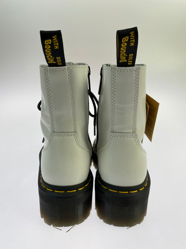 【中古品】【レディース】 Dr.Martens ドクターマーチン 15265100 QUAD RETRO JADON WHITE POLISHED SMOOTH 靴 164-260402-zi-18-min サイズ：US5 カラー：ホワイト 万代Net店