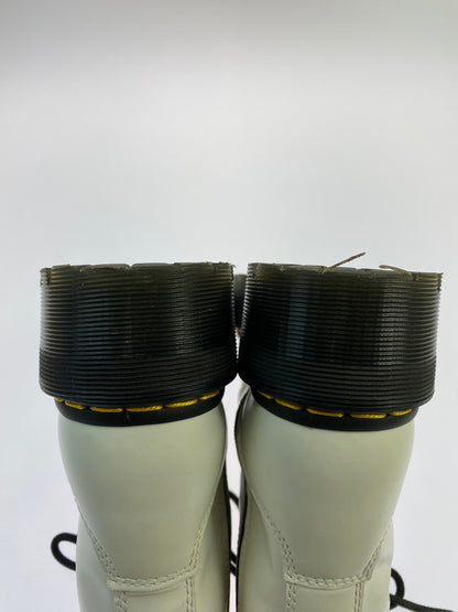 【中古品】【レディース】 Dr.Martens ドクターマーチン 15265100 QUAD RETRO JADON WHITE POLISHED SMOOTH 靴 164-260402-zi-18-min サイズ：US5 カラー：ホワイト 万代Net店