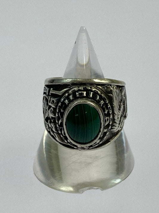 【中古品】【メンズ/レディース】 HERFF JONES ハーフ ジョーンズ SILVER USA 1977 COLLEGE RING シルバー USA 1977 カレッジ リング 指輪 リング 192-260403-em-33-min カラー：シルバー 号数 万代Net店