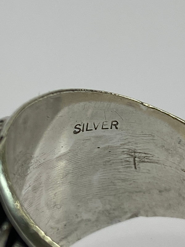 【中古品】【メンズ/レディース】 HERFF JONES ハーフ ジョーンズ SILVER USA 1977 COLLEGE RING シルバー USA 1977 カレッジ リング 指輪 リング 192-260403-em-33-min カラー：シルバー 号数 万代Net店