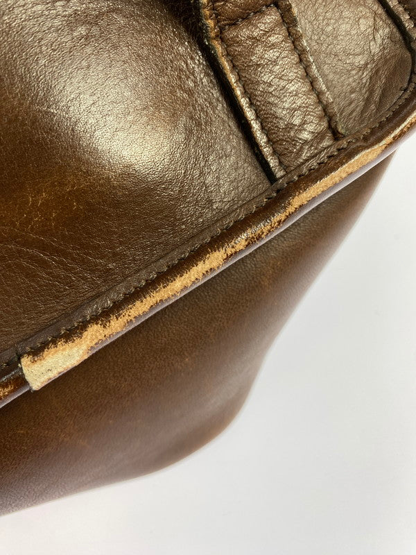 【現状渡し品】【レディース】 OLD COACH オールド コーチ LEATHER BACKPACK レザーバックパック 180-260402-zi-22-min カラー：ブラウン 万代Net店