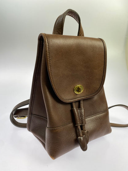 【現状渡し品】【レディース】 OLD COACH オールド コーチ LEATHER BACKPACK レザーバックパック 180-260402-zi-22-min カラー：ブラウン 万代Net店