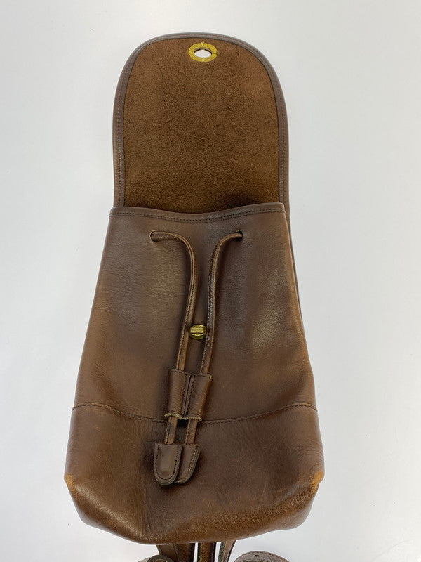 【現状渡し品】【レディース】 OLD COACH オールド コーチ LEATHER BACKPACK レザーバックパック 180-260402-zi-22-min カラー：ブラウン 万代Net店