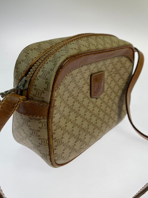 【現状渡し品】【レディース】 CELINE セリーヌ マカダム柄ショルダーバッグ 180-260402-zi-23-min 万代Net店