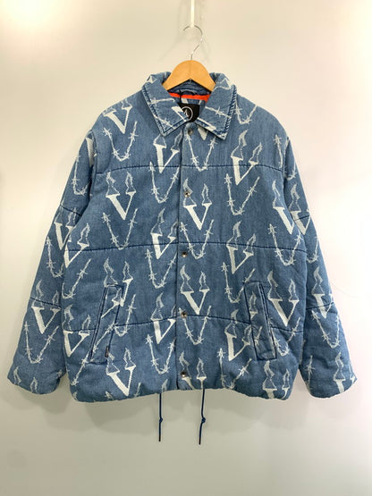 【中古品】【メンズ】 VOLCOM ボルコム FERGADELIC JACKET ファーガデリック ジャケット メンズ アウター プリント 142-260403-em-09-min サイズ：M カラー：ライトブルー 万代Net店