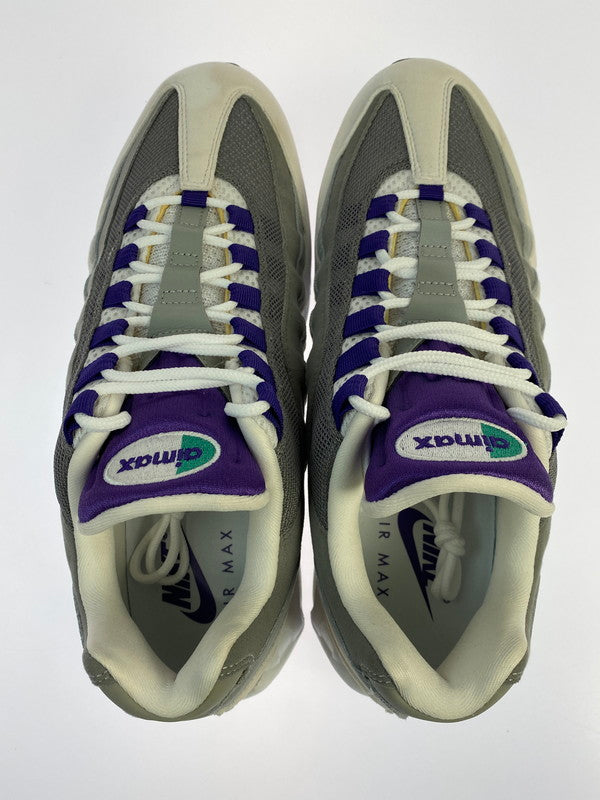 【中古品】【メンズ】 NIKE ナイキ HJ5996-100 WMNS AIR MAX 95 BIG BUBBLE 160-260402-KS-10-min サイズ：29cm カラー：WHITE/COURT PURPLE 万代Net店