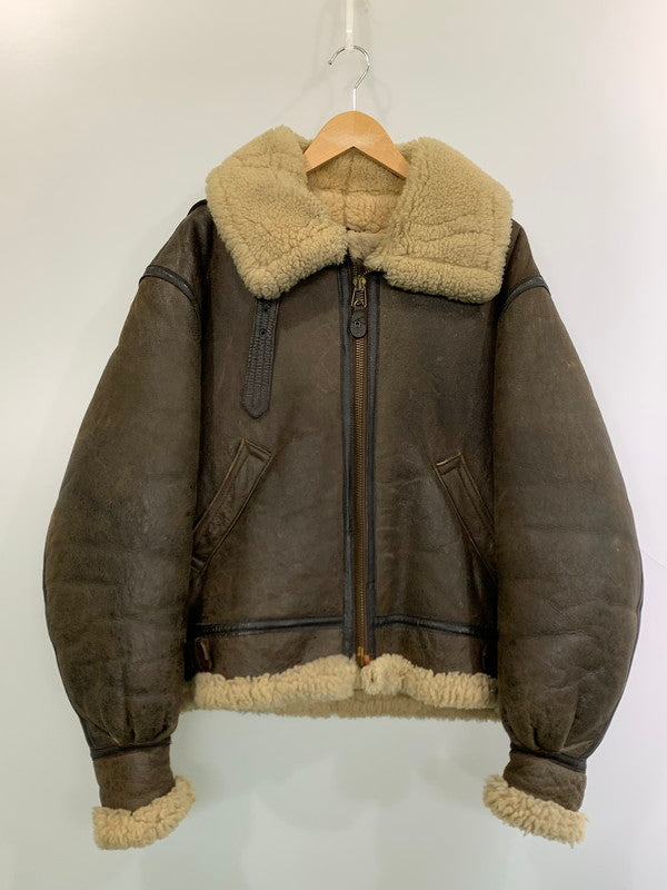 【現状渡し品】【メンズ】 AVIREX アヴィレックス AC-17755 TYPE B-3 FLIGHT JACKET フライトジャケット アウター 145-260402-zi-07-min サイズ：38 カラー：ブラウン 万代Net店