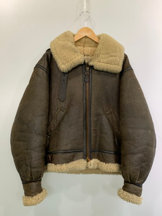 【現状渡し品】【メンズ】 AVIREX アヴィレックス AC-17755 TYPE B-3 FLIGHT JACKET フライトジャケット アウター 145-260402-zi-07-min サイズ：38 カラー：ブラウン 万代Net店