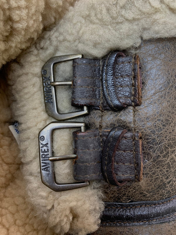 【現状渡し品】【メンズ】 AVIREX アヴィレックス AC-17755 TYPE B-3 FLIGHT JACKET フライトジャケット アウター 145-260402-zi-07-min サイズ：38 カラー：ブラウン 万代Net店