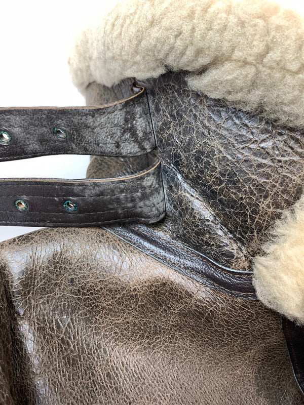 【現状渡し品】【メンズ】 AVIREX アヴィレックス AC-17755 TYPE B-3 FLIGHT JACKET フライトジャケット アウター 145-260402-zi-07-min サイズ：38 カラー：ブラウン 万代Net店