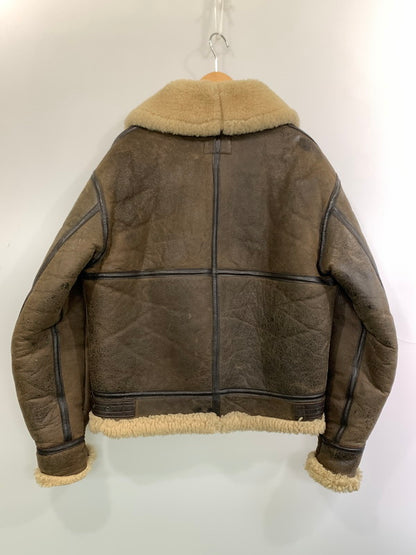 【現状渡し品】【メンズ】 AVIREX アヴィレックス AC-17755 TYPE B-3 FLIGHT JACKET フライトジャケット アウター 145-260402-zi-07-min サイズ：38 カラー：ブラウン 万代Net店
