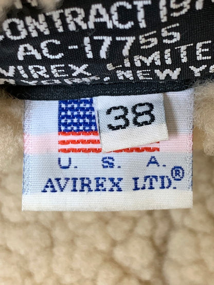 【現状渡し品】【メンズ】 AVIREX アヴィレックス AC-17755 TYPE B-3 FLIGHT JACKET フライトジャケット アウター 145-260402-zi-07-min サイズ：38 カラー：ブラウン 万代Net店