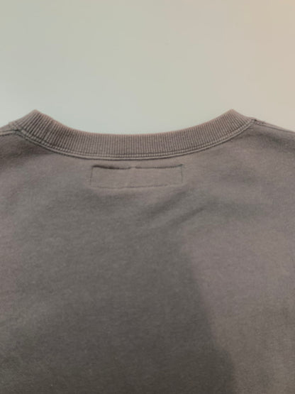 【中古品】【メンズ】 NEIGHBORHOOD ネイバーフッド 22AW LOGO SWEAT 222QTNH-CSM01 ロゴ スウェット 長袖トップス 142-260403-em-08-min サイズ：S カラー：チャコール 万代Net店