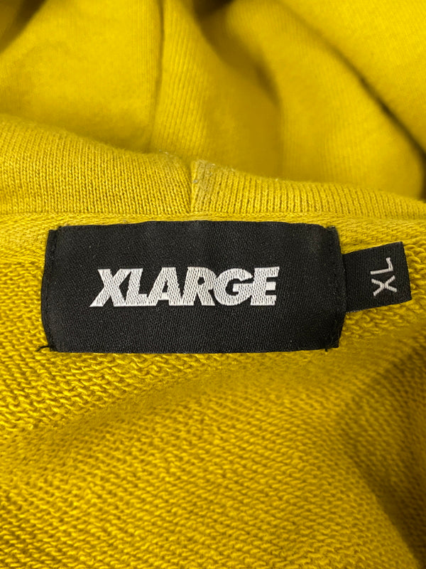【中古品】【メンズ】 XLARGE エクストララージ PERSONALS HOODED SWEATSHIRT”MUSTAR?” 101244012004 スウェットシャツ メンズ 142-260630-hu-18-min サイズ：XL カラー：マスタード 万代Net店