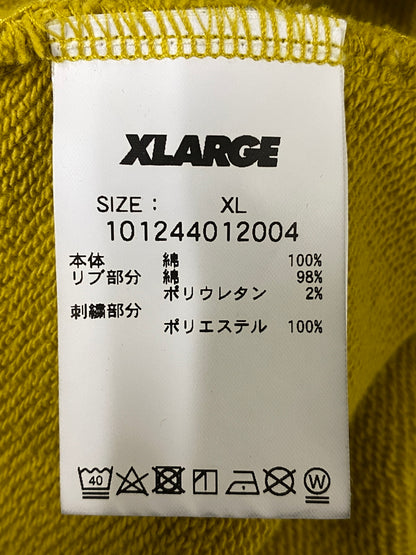 【中古品】【メンズ】 XLARGE エクストララージ PERSONALS HOODED SWEATSHIRT”MUSTAR?” 101244012004 スウェットシャツ メンズ 142-260630-hu-18-min サイズ：XL カラー：マスタード 万代Net店