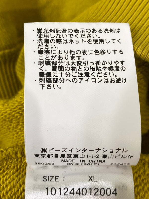 【中古品】【メンズ】 XLARGE エクストララージ PERSONALS HOODED SWEATSHIRT”MUSTAR?” 101244012004 スウェットシャツ メンズ 142-260630-hu-18-min サイズ：XL カラー：マスタード 万代Net店