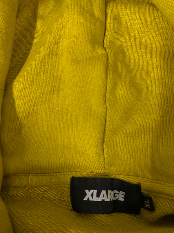 【中古品】【メンズ】 XLARGE エクストララージ PERSONALS HOODED SWEATSHIRT”MUSTAR?” 101244012004 スウェットシャツ メンズ 142-260630-hu-18-min サイズ：XL カラー：マスタード 万代Net店