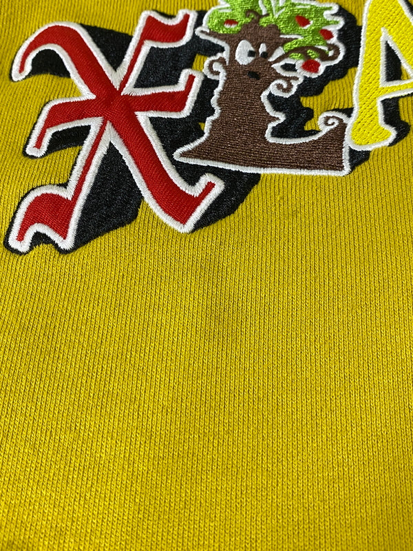 【中古品】【メンズ】 XLARGE エクストララージ PERSONALS HOODED SWEATSHIRT”MUSTAR?” 101244012004 スウェットシャツ メンズ 142-260630-hu-18-min サイズ：XL カラー：マスタード 万代Net店