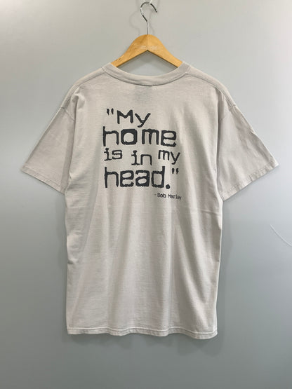 【中古品】【メンズ】 ZION ザイオン BOB MARLEY PRINT TEE 半袖Tシャツ ショートスリーブ 146-260719-AS-56-min サイズ：L カラー：グレー 万代Net店