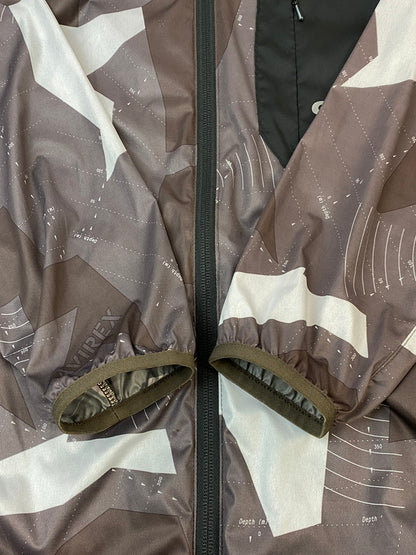 【中古品】【メンズ】 AVIREX アヴィレックス SEASONAL CAMO HOODED JACKET シーズナル カモ フーデッド ジャケット 6192126 メンズ アウター 145-260704-hu-52-min サイズ：L カラー：ブラウン 万代Net店