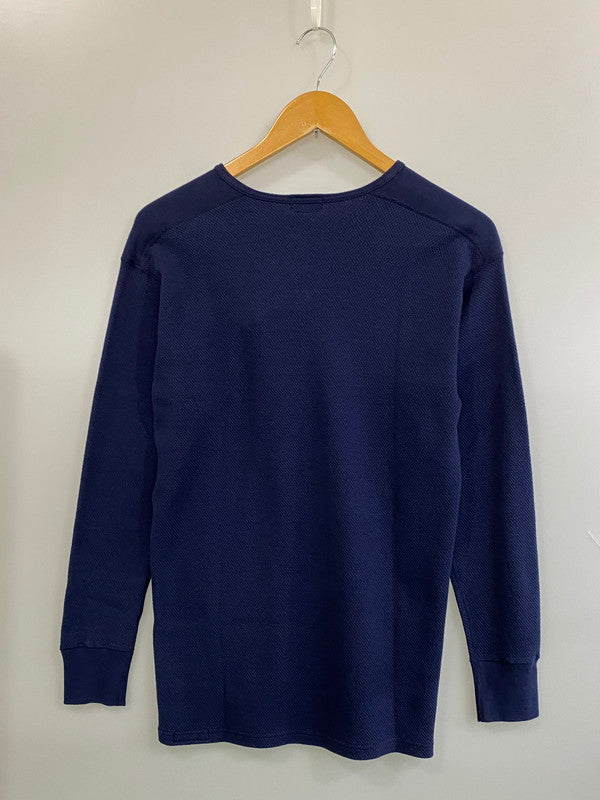 【中古品】【メンズ】 RJB アールジェイビー V NECK THERMAL L S Vネック サーマル ロングスリーブ メンズ 長袖 145-260715-hu-42-min サイズ：42 カラー：ネイビー系 万代Net店