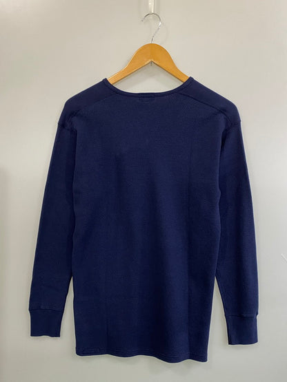 【中古品】【メンズ】 RJB アールジェイビー V NECK THERMAL L S Vネック サーマル ロングスリーブ メンズ 長袖 145-260715-hu-42-min サイズ：42 カラー：ネイビー系 万代Net店