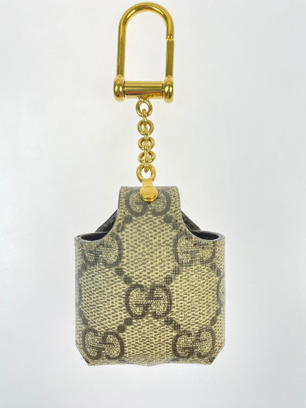 【中古品】【メンズ/レディース】 GUCCI グッチ AIR PODS CASE 596720 エアーポッズ ケース 小物入れ イヤホン 収納ケース 183-260403-em-57-min カラー：ブラウン系 万代Net店