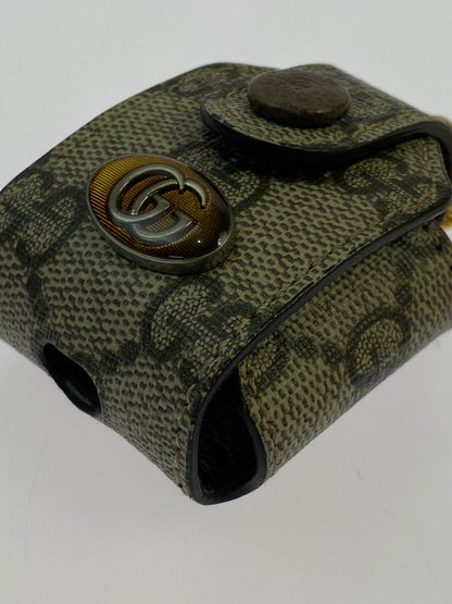 【中古品】【メンズ/レディース】 GUCCI グッチ AIR PODS CASE 596720 エアーポッズ ケース 小物入れ イヤホン 収納ケース 183-260403-em-57-min カラー：ブラウン系 万代Net店