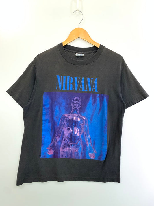 【現状渡し品】【メンズ】 NIRVANA ニルヴァーナ 90S SLIVER TEE 半袖Tシャツ トップス 146-260402-KS-07-min サイズ：不明 カラー：グレー 万代Net店