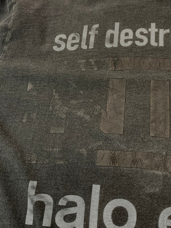 【現状渡し品】【メンズ】 NINE INCH NAILS ナイン インチ ネイルズ 90S DOWNWARD SPIRAL L S TEE 長袖Tシャツ 146-260402-KS-06-min サイズ：XL カラー：ブラック 万代Net店