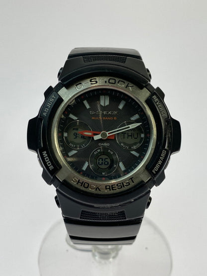 【中古品】【メンズ】 G-SHOCK ジーショック M100 SERIES SOLAR WATCH AWG-M100-1AJF ソーラー ウォッチ 腕時計 メンズ 196-260403-em-59-min カラー：ブラック 万代Net店