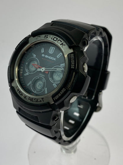 【中古品】【メンズ】 G-SHOCK ジーショック M100 SERIES SOLAR WATCH AWG-M100-1AJF ソーラー ウォッチ 腕時計 メンズ 196-260403-em-59-min カラー：ブラック 万代Net店