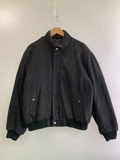 【中古品】【メンズ】 CELLINI チェリーニ 80S ZIP WOOL BLOUSON 80年代 ジップ ウール ブルゾン メンズ アウター 146-260709-hu-34-min サイズ：L カラー：ダークグレー 万代Net店