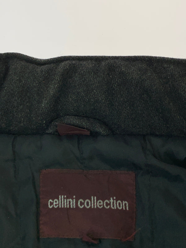 【中古品】【メンズ】 CELLINI チェリーニ 80S ZIP WOOL BLOUSON 80年代 ジップ ウール ブルゾン メンズ アウター 146-260709-hu-34-min サイズ：L カラー：ダークグレー 万代Net店