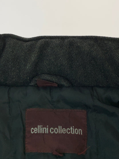 【中古品】【メンズ】 CELLINI チェリーニ 80S ZIP WOOL BLOUSON 80年代 ジップ ウール ブルゾン メンズ アウター 146-260709-hu-34-min サイズ：L カラー：ダークグレー 万代Net店